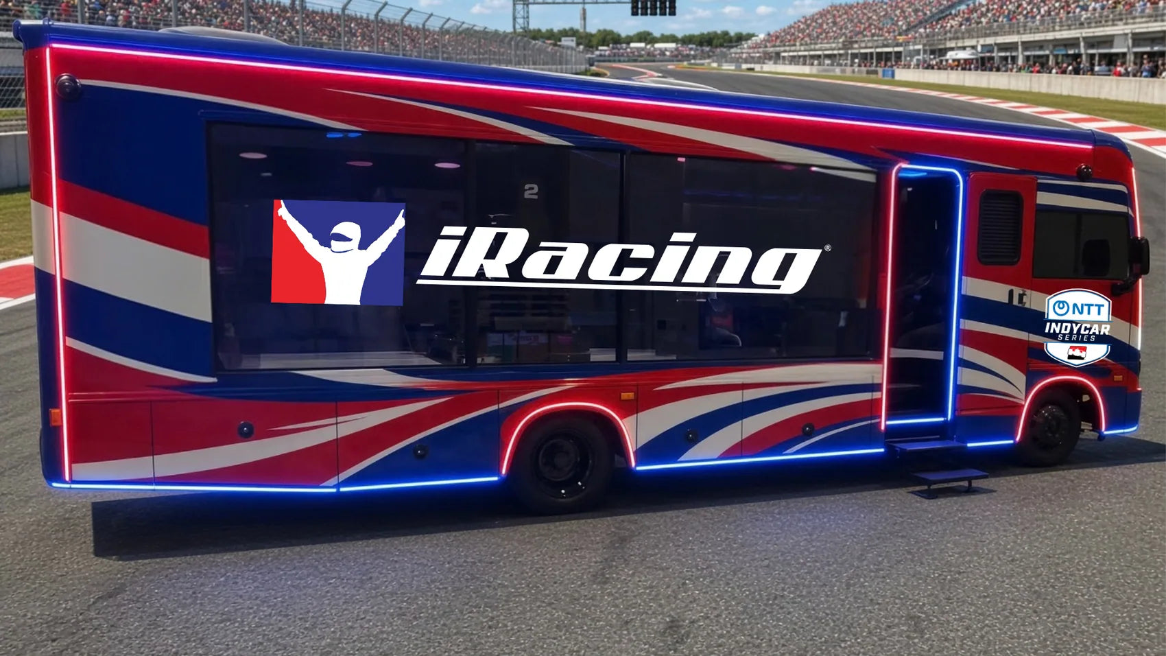 iRacing / IndyCar Simuluxor brand activation