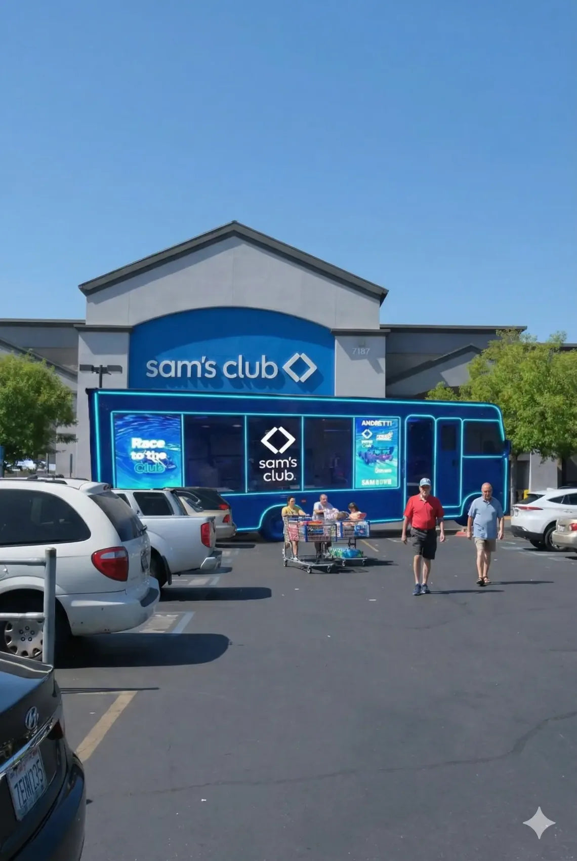 Sam’s Club Simuluxor brand activation