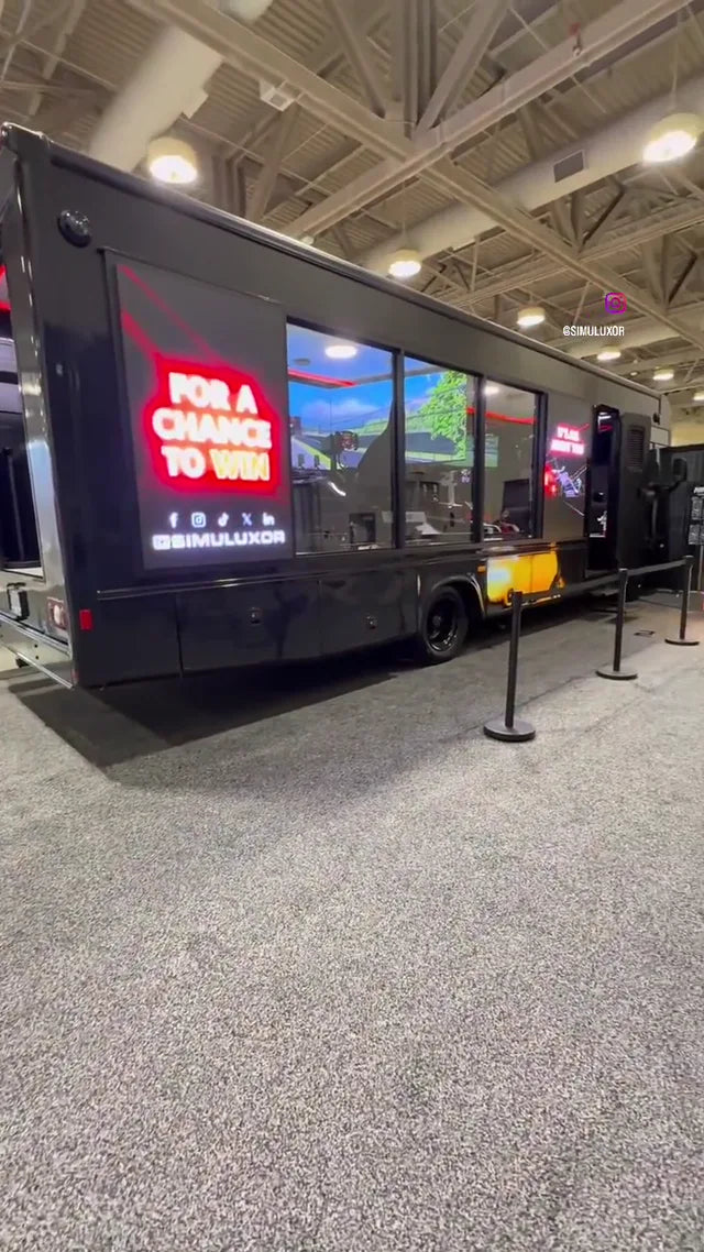 Simuluxor racing simulator at the Canadian International AutoShow